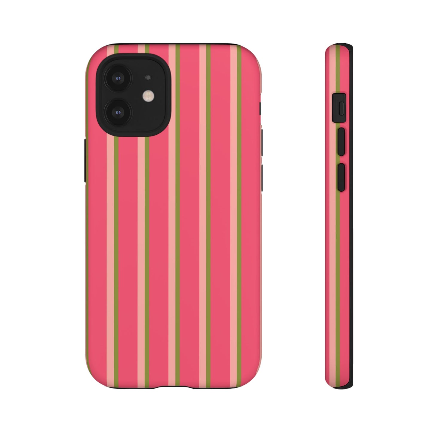 Pink and green stripes - Tough Cases