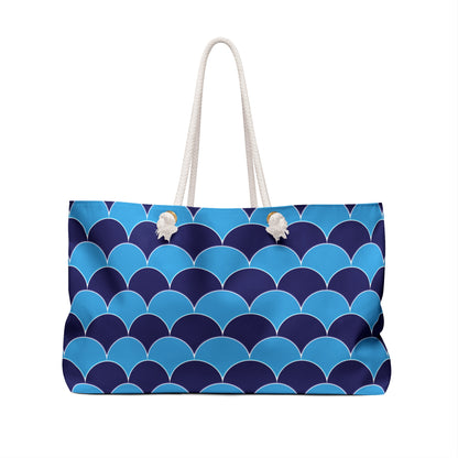 Blue Fans - Azure 0080FF - Weekender Bag