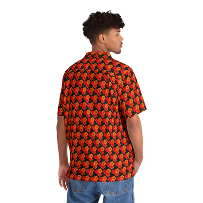 Tribiscus - Black 000000 - Men's Hawaiian Shirt