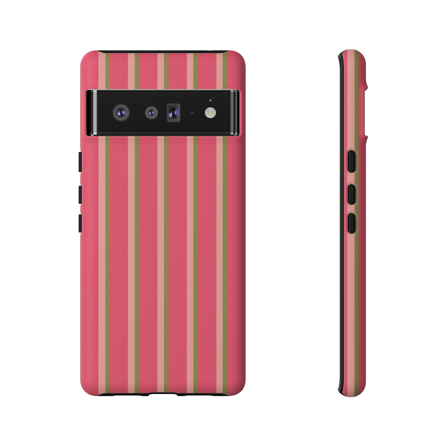 Pink and green stripes - Tough Cases