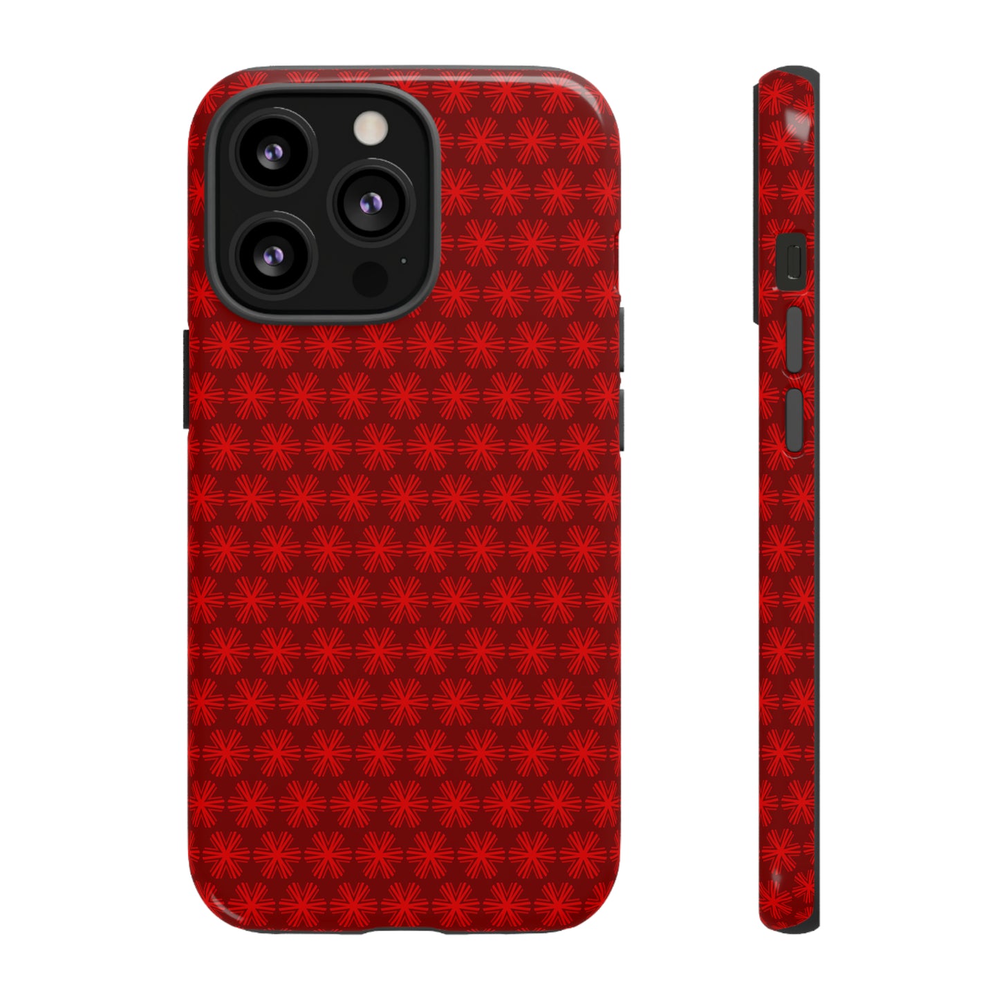 Red V Star Pattern - Tough Cases