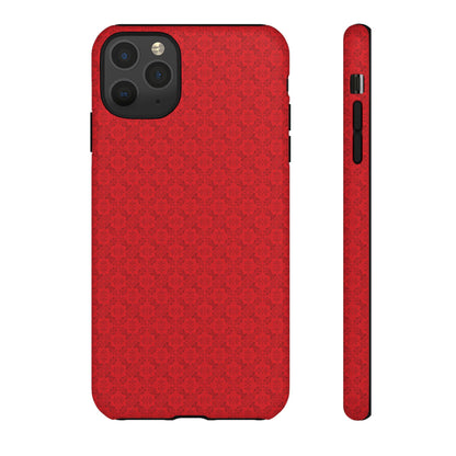 Vibrant Kaleidoscope - Red - Scarlet - Tough Cases