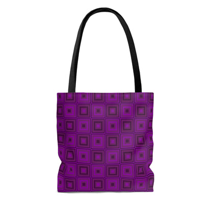 American Purple - Violet Squares - Tote Bag