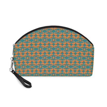 Playful Dolphins Orange F58220 - Makeup Bag