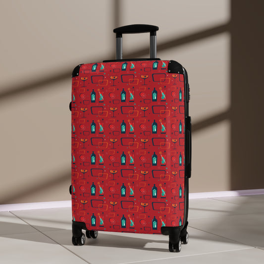 Cocktail Time - Dark Red ca1028 - Suitcase