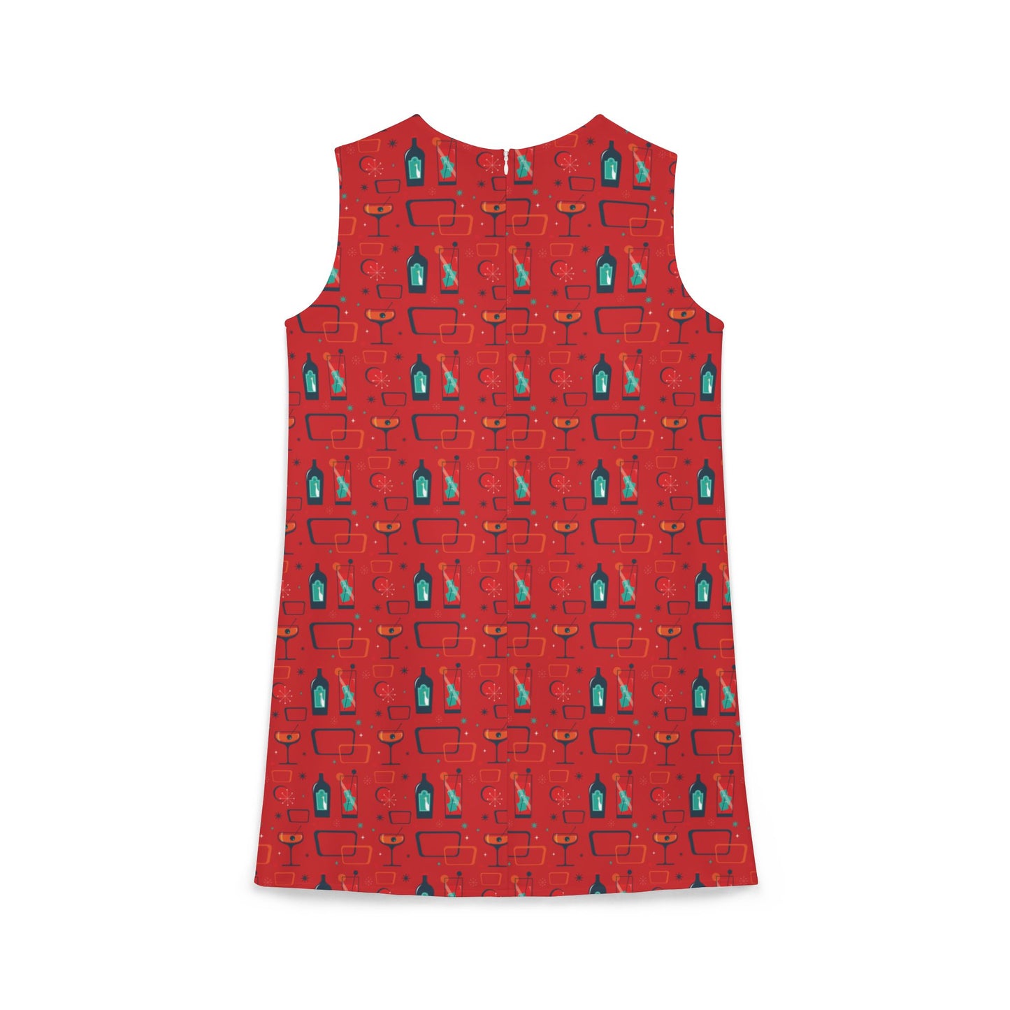 Cocktail Time - Scarlet de0000 - A-line Sleeveless Dress