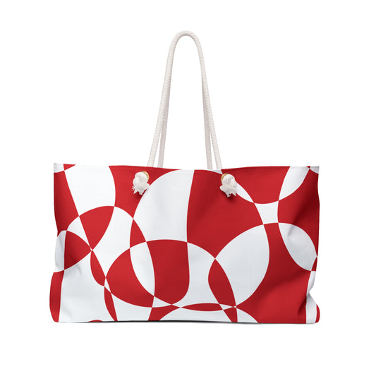 Scarlet Symphony - White - Weekender Bag