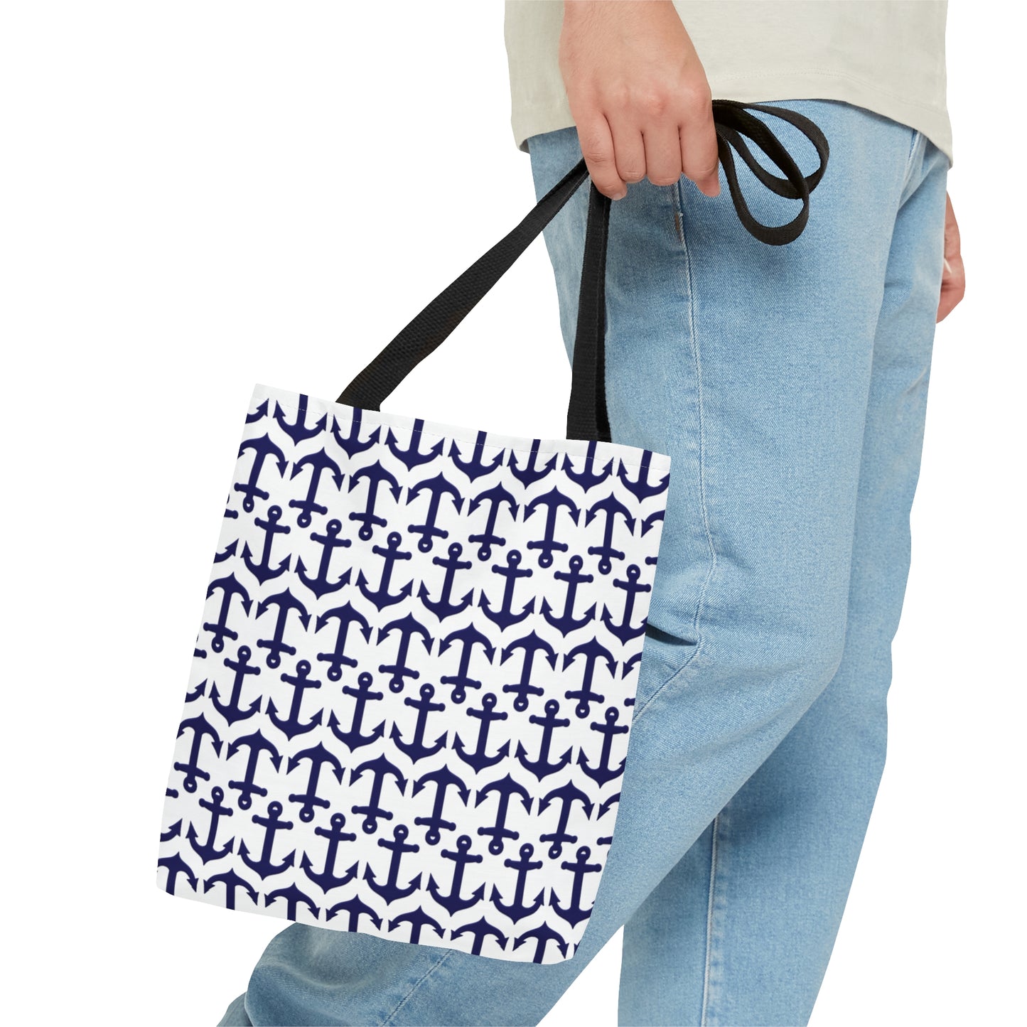 Anchors Aweigh - White ffffff - Tote Bag