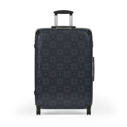 Onyx - Dark Jungle Green Squares - Suitcase