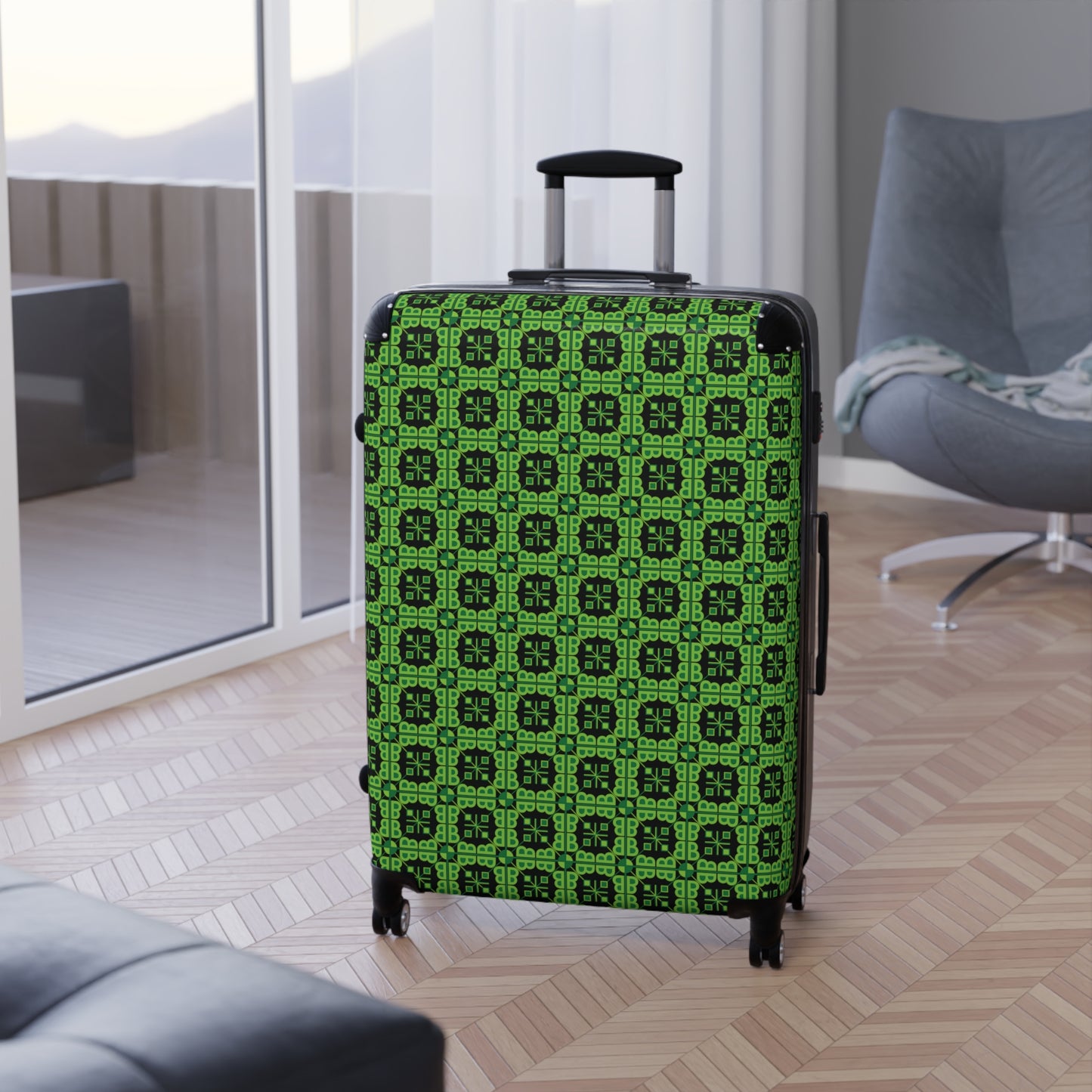 Letter Art - B - Black 000000 - Suitcase