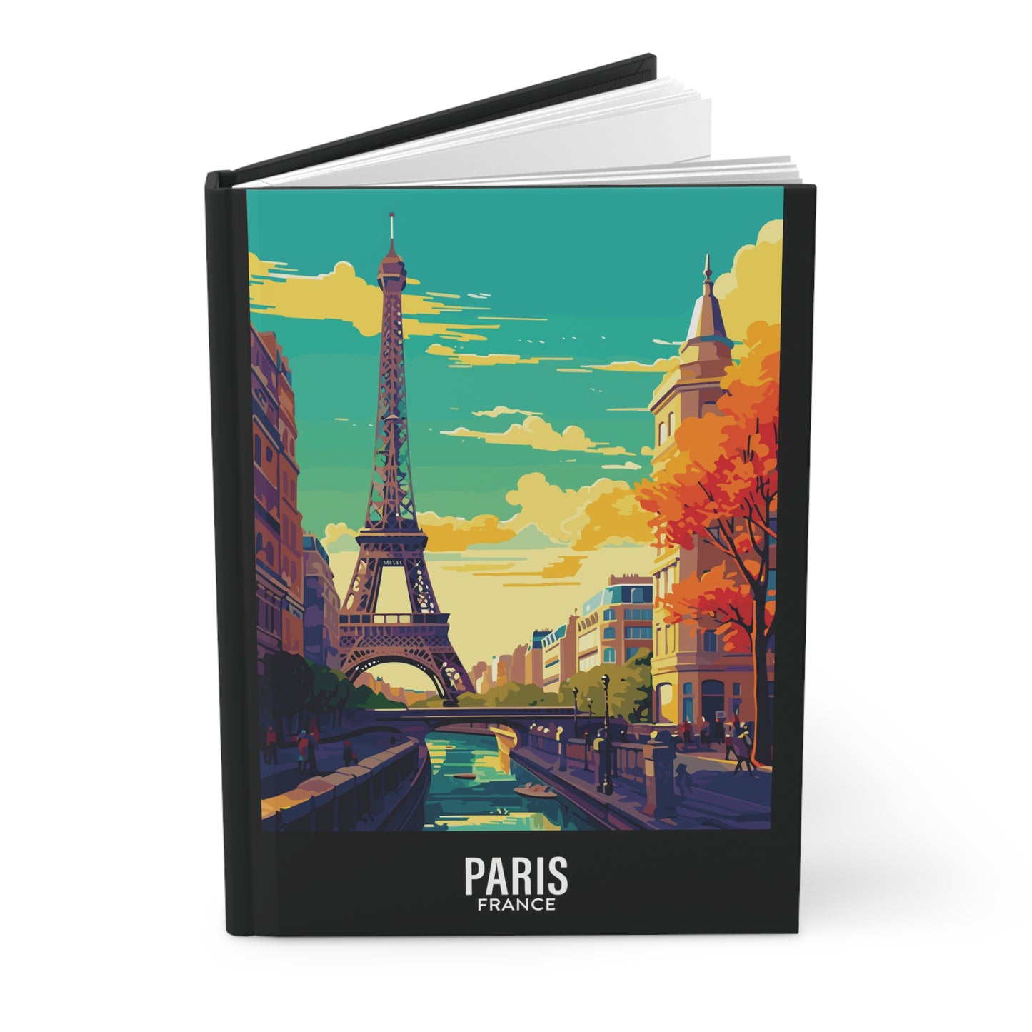 Paris - France - Hardcover Journal Matte