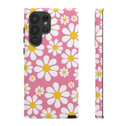 Daisies - Baby Doll Pink F88CAE- Tough Cases