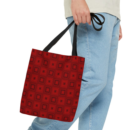 Blood Red - Mordant Red 19 Squares - Tote Bag