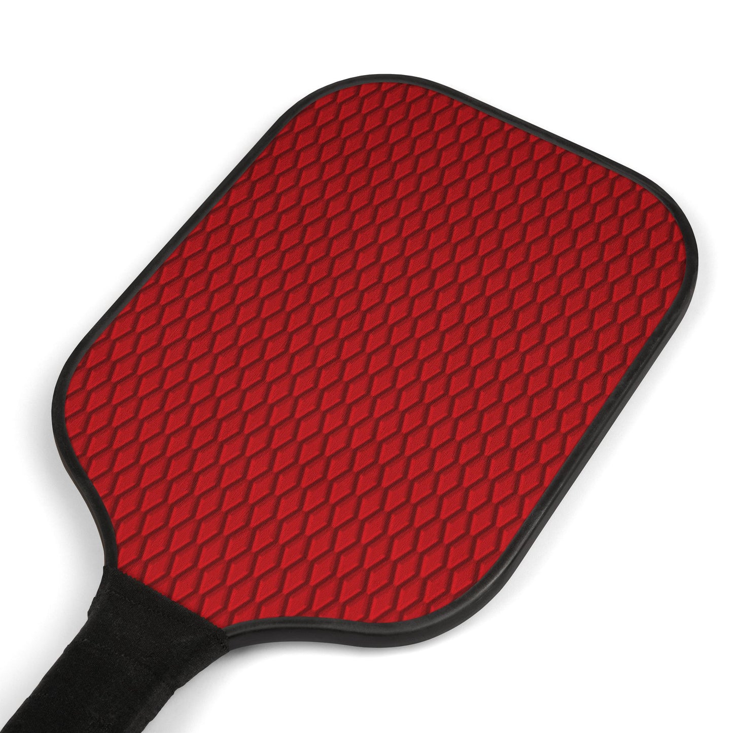 Diamond Geometric Pattern - Red - Pickleball Kit