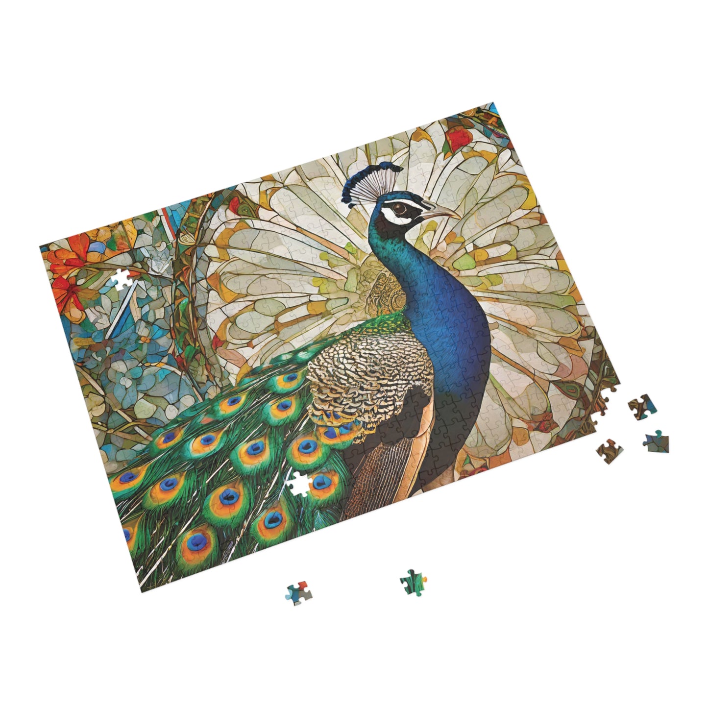 Peacock1 - Puzzle (500, 1000-Piece)
