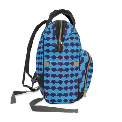 Blue fans  - Multifunctional Diaper Backpack