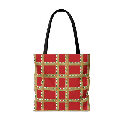 North Pole Plaid - Tote Bag