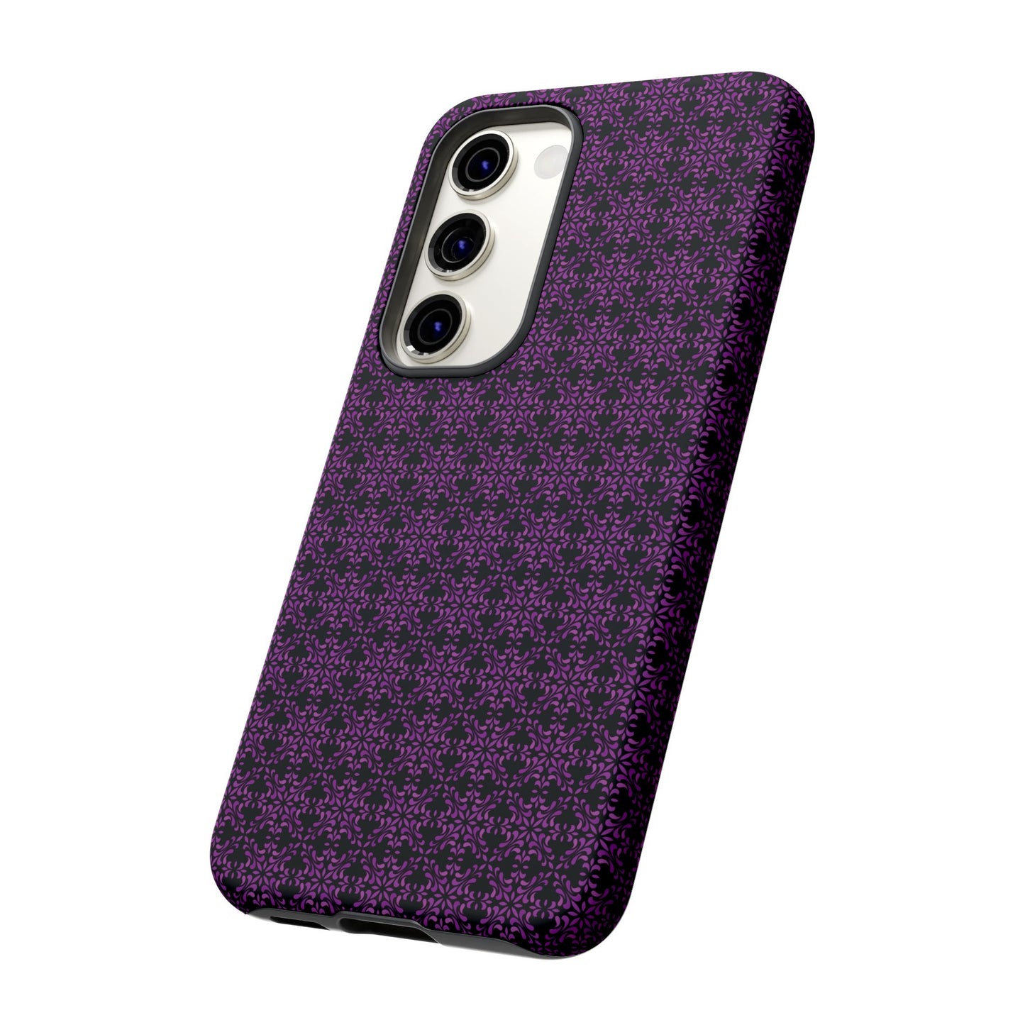 Vibrant Kaleidoscope - Purple - Black - Tough Cases