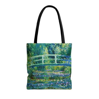 Water Lilies and Japanese Bridge -1899 - Claude Monet - Tote Bag