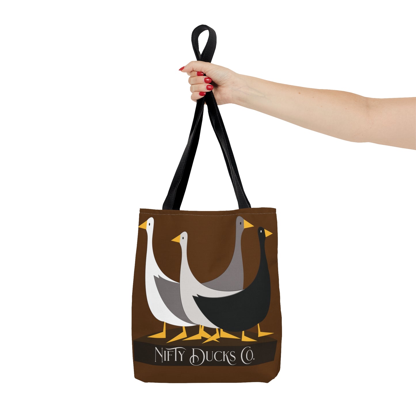 Nifty Ducks Co. Original Logo - Baker's Chocolate 643b13 - Tote Bag