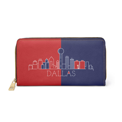 Dallas - Red White and Blue City series - Zipper Wallet