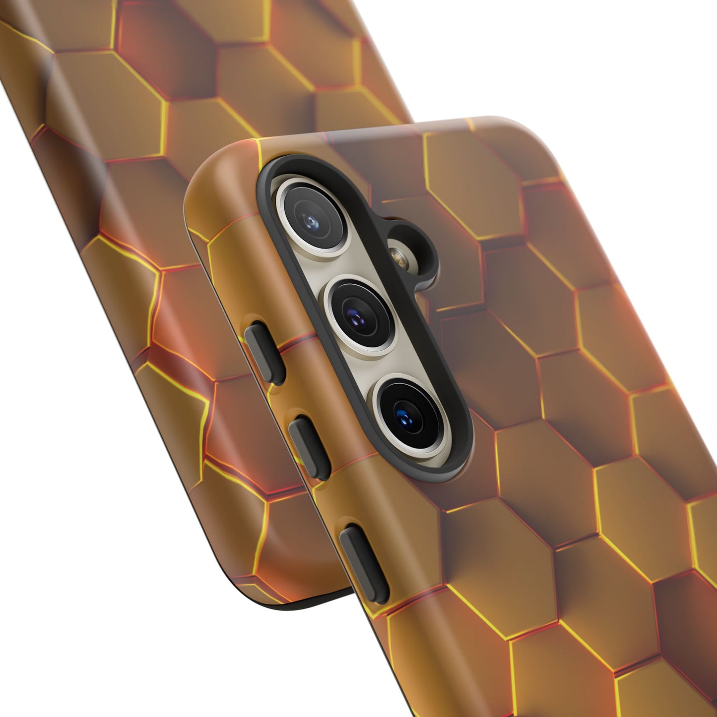 Hexagonal pattern - Gold - Tough Cases