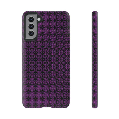 Vibrant Kaleidoscope - Purple - Black - Tough Cases