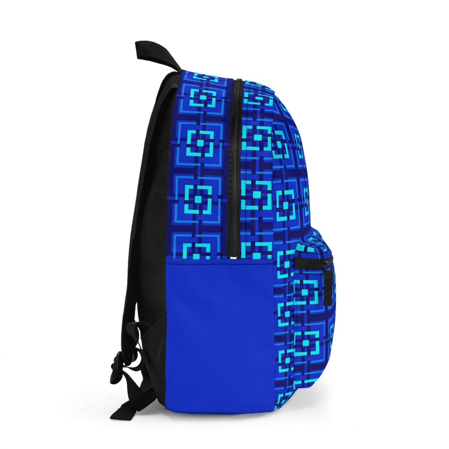 Intersecting Squares - Blues - Backpack