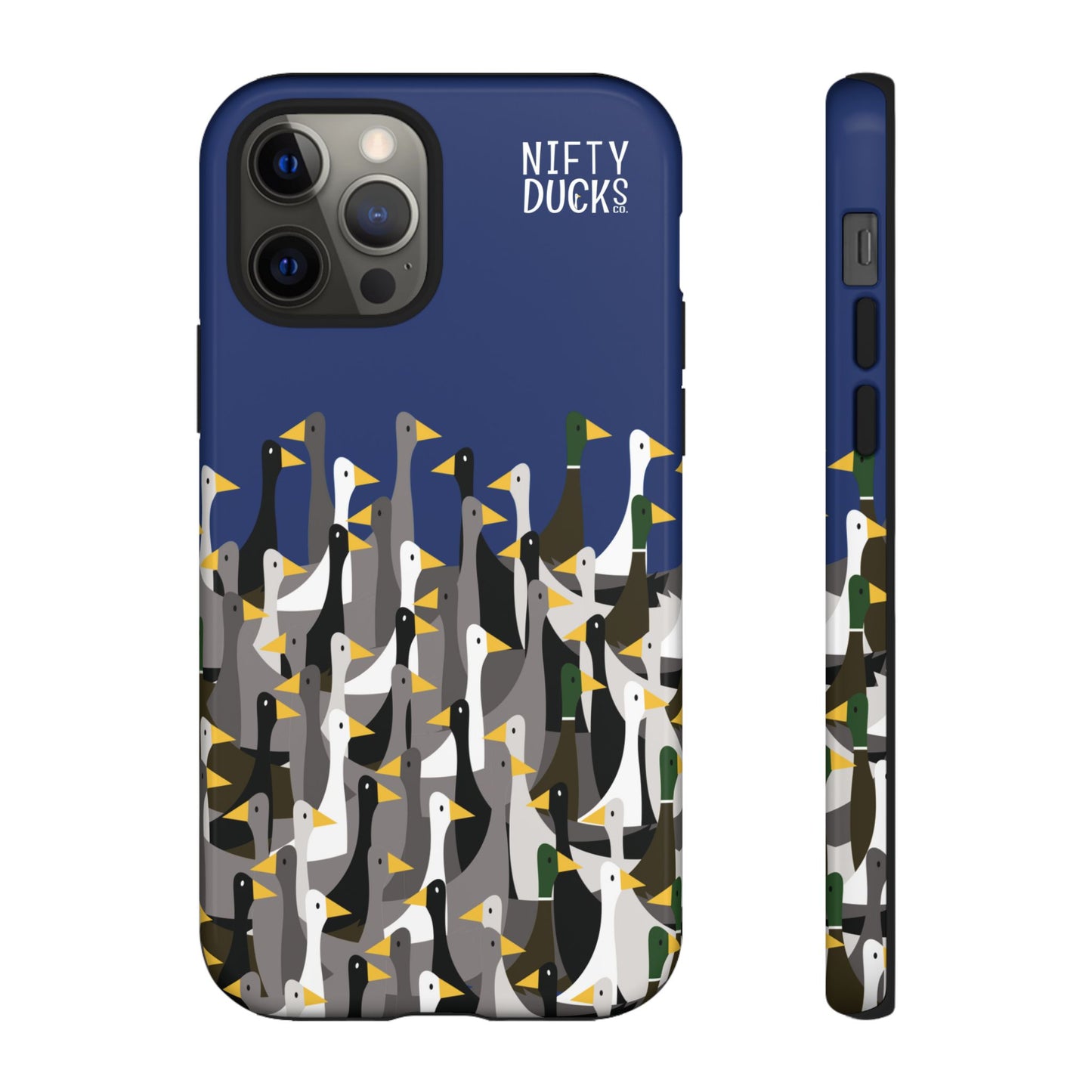 That is a LOT of ducks - Logo - Blue 003377 - Tough Cases