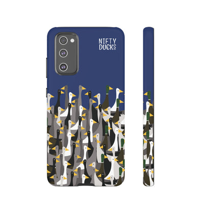 That is a LOT of ducks - Logo - Blue 003377 - Tough Cases