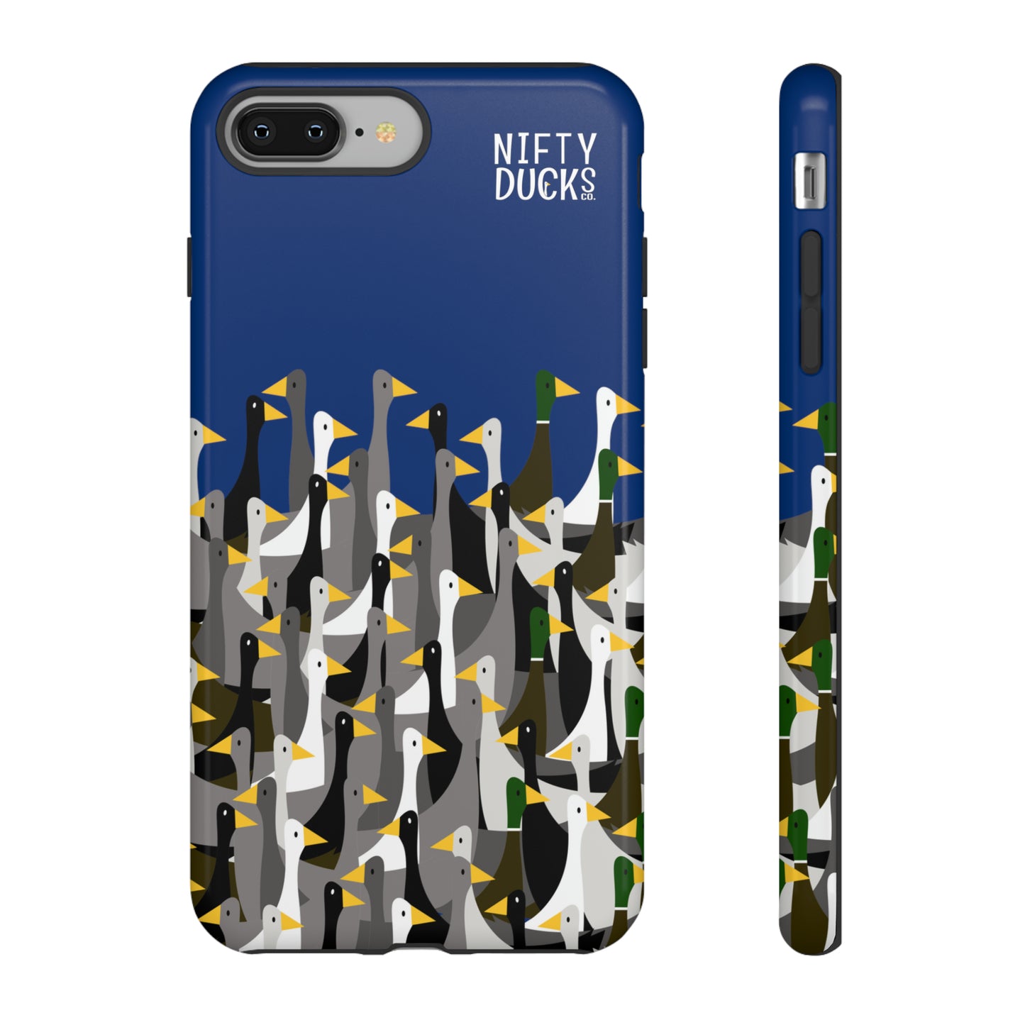 That is a LOT of ducks - Logo - Blue 003377 - Tough Cases