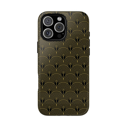 Art Deco 10 - Black 000000 - Tough Cases