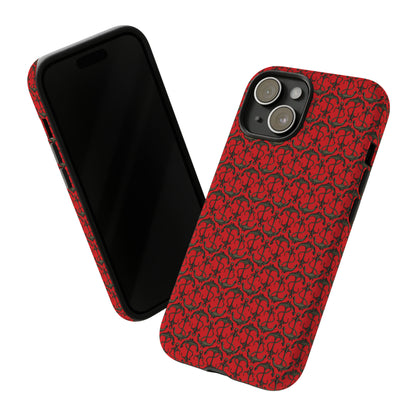 Anchors Away - Black Gray - Scarlet de0000 - Tough Cases