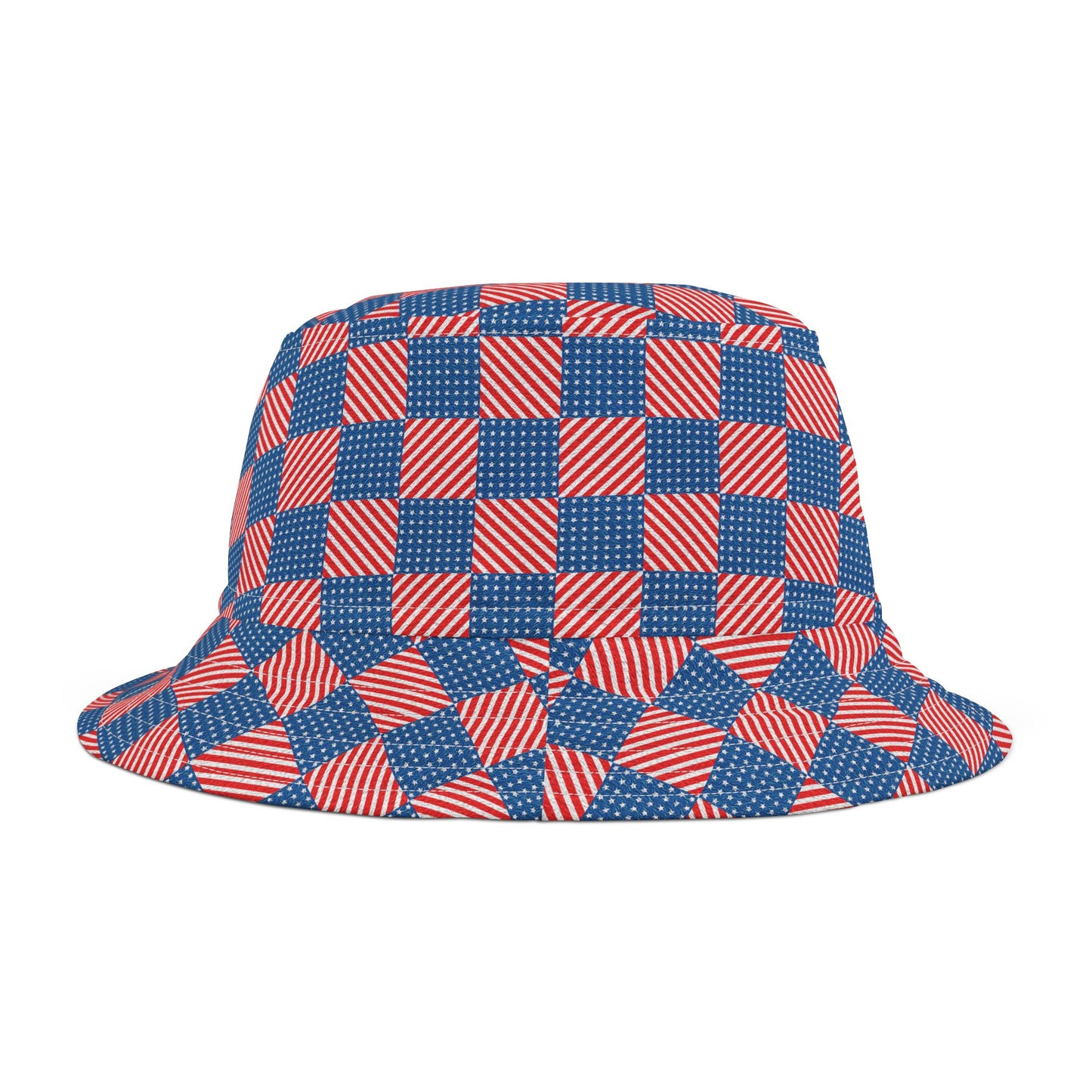 Stars and Stripes - Oil Paint Texture - Bucket Hat (AOP)