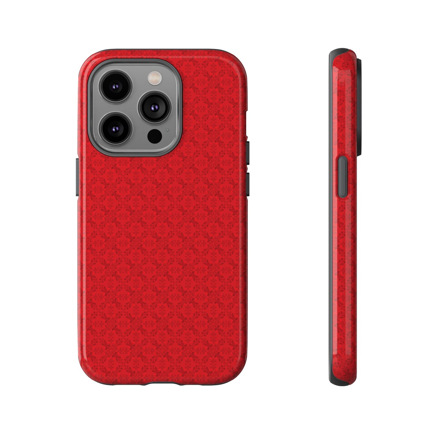 Vibrant Kaleidoscope - Red - Scarlet - Tough Cases