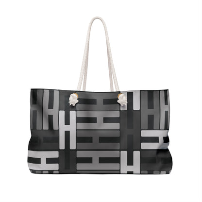 Letter Art - H - Big Print - Weekender Bag