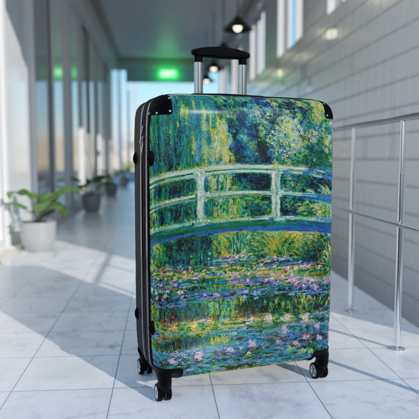 Water lilies and Japanese bridge - Claude Monet - 1899 - Suitcase