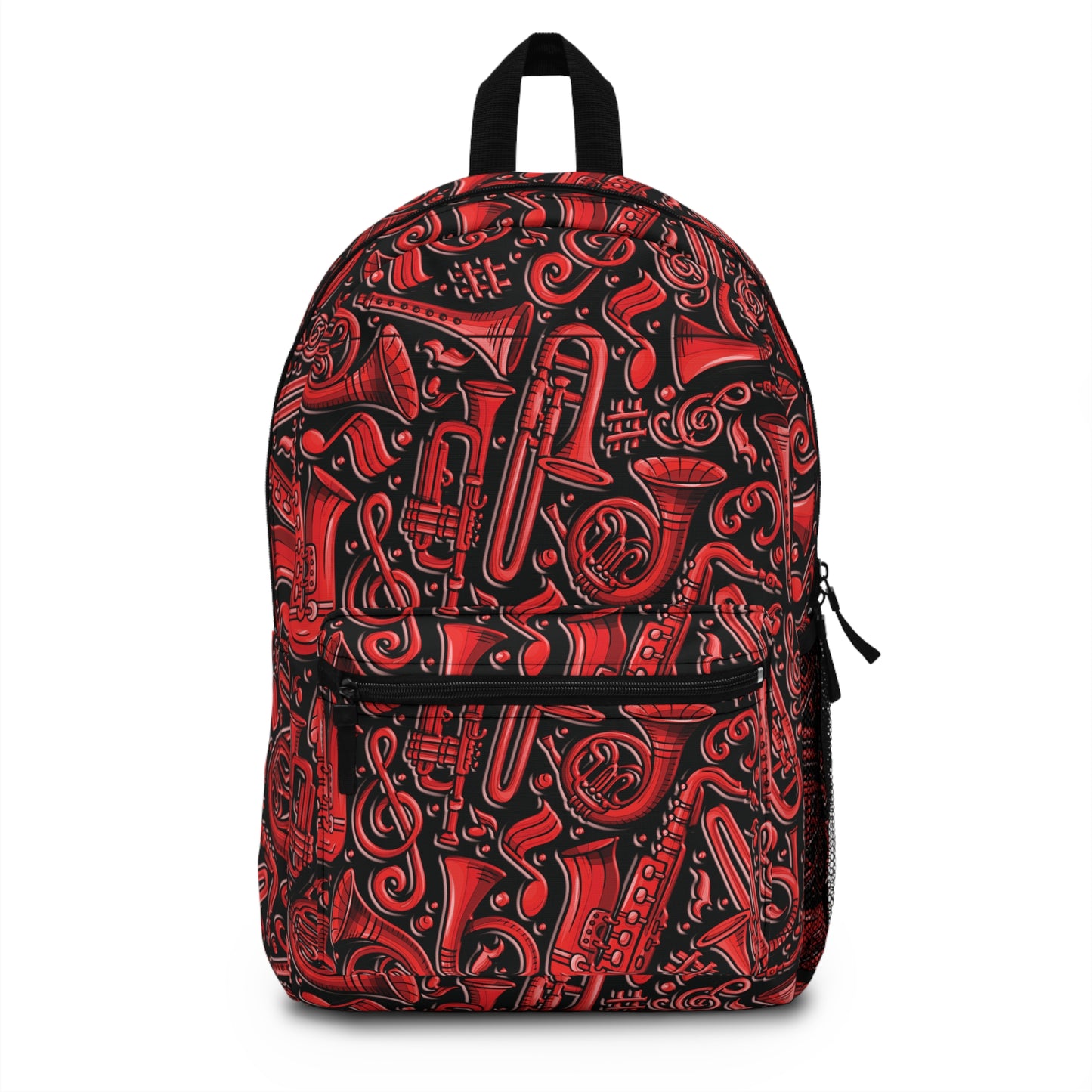 Band Camp - Red on Black 000000 - Backpack