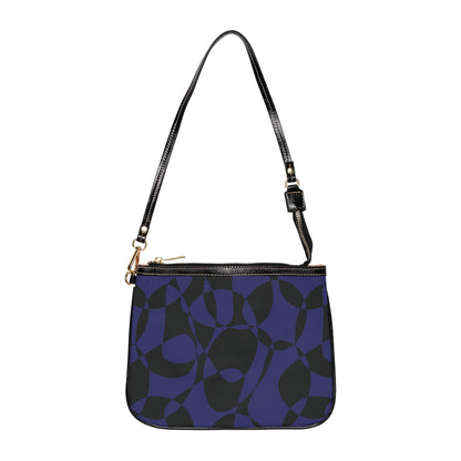 Sapphire Swirl - Black - Small Shoulder Bag