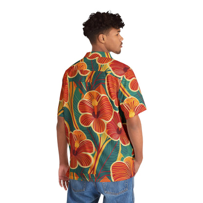 Hibiscus1 - Men's Hawaiian Shirt