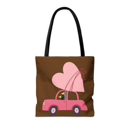 Ducks delivering a LOT of love - Pullman Brown 643b13 - Tote Bag