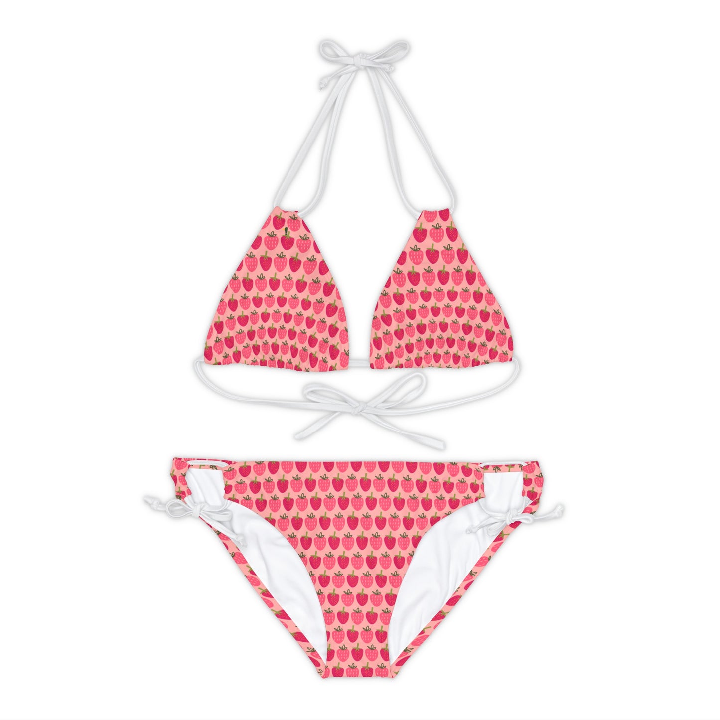 Sweet as a strawberry - Strappy Bikini Set