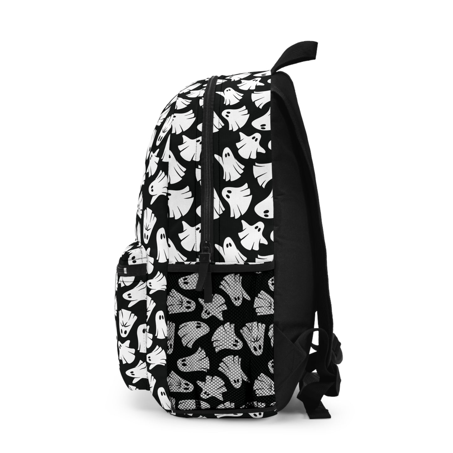 Boo - Ghosts - Halloween - Black 000000 - Backpack