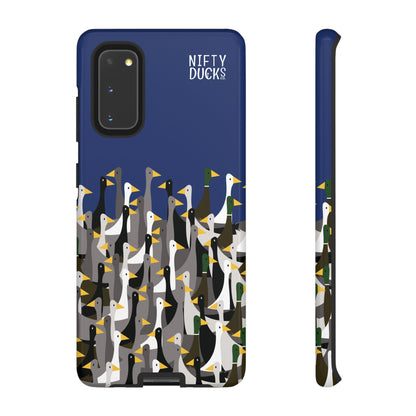 That is a LOT of ducks - Logo - Blue 003377 - Tough Cases