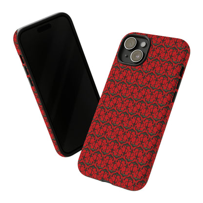 Anchors Away - Black Gray - Scarlet de0000 - Tough Cases