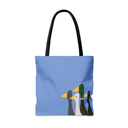 Nifty Ducks Co. Logo2 - Fennel Flower 74a6ff - Tote Bag