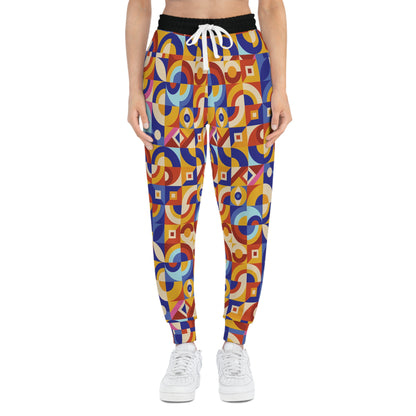 Bold Geometric pattern - Athletic Joggers