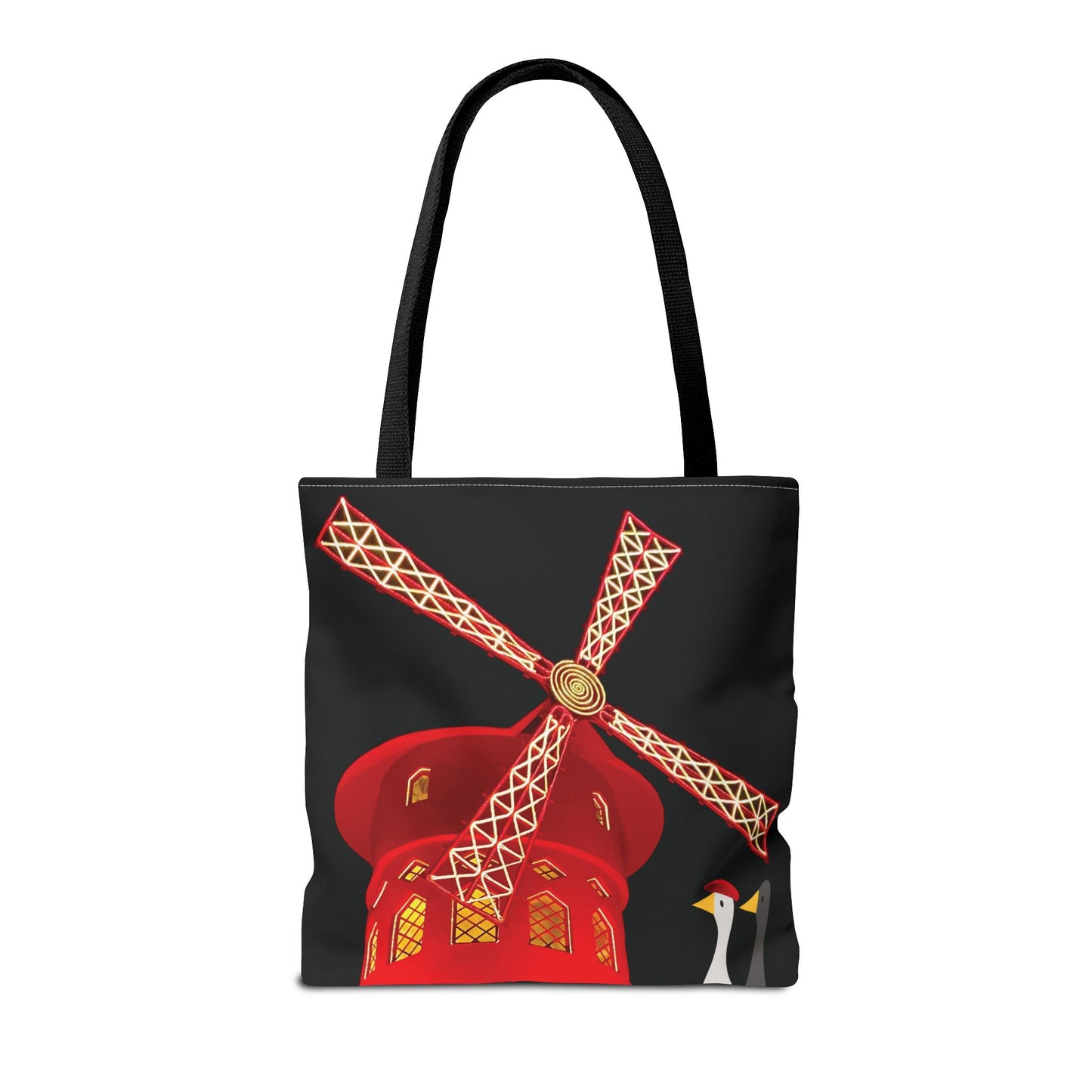 Ducks admiring Moulin Rouge - Tote Bag