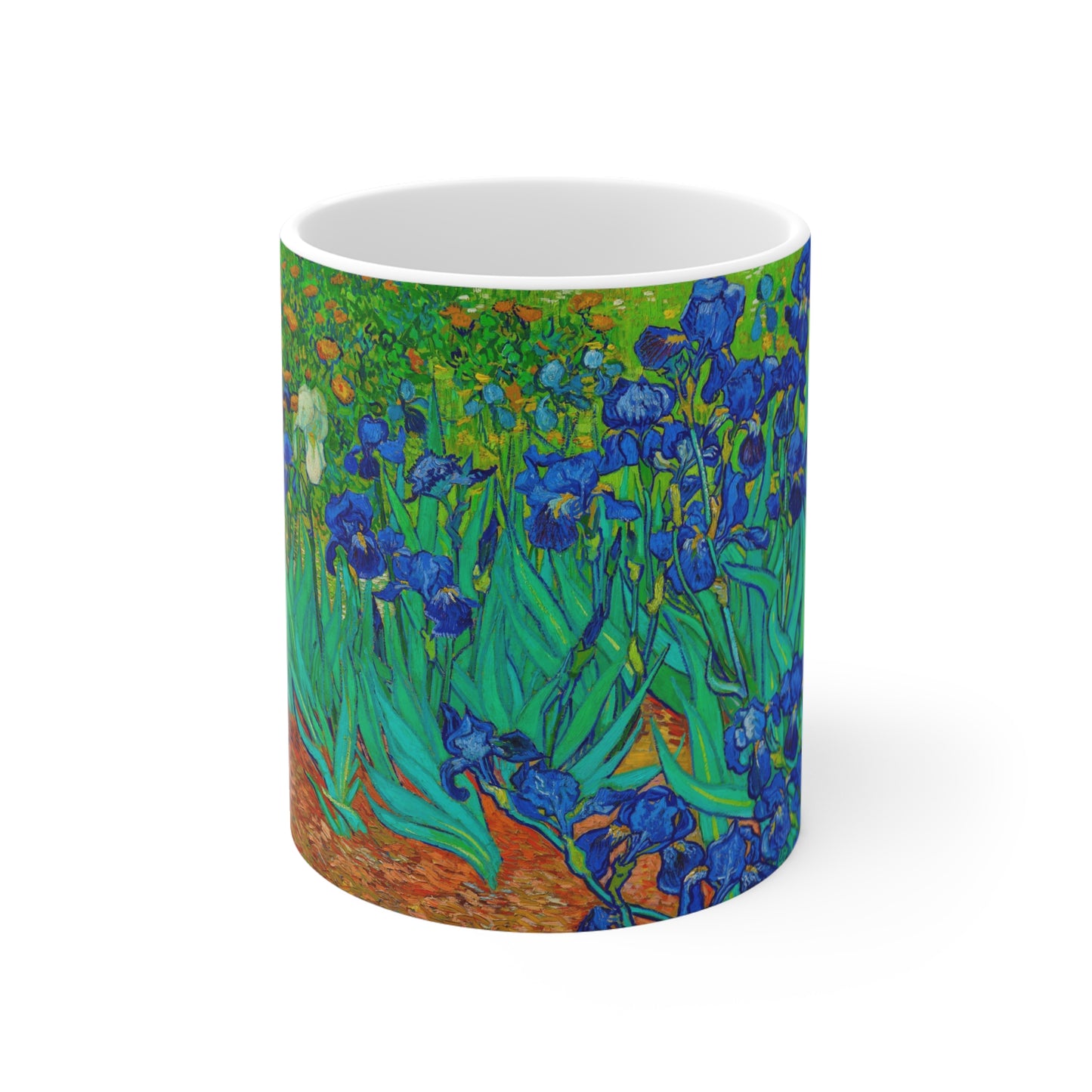 Irises - 1889 - van Gogh - Smalt 002e86 - Mug 11oz