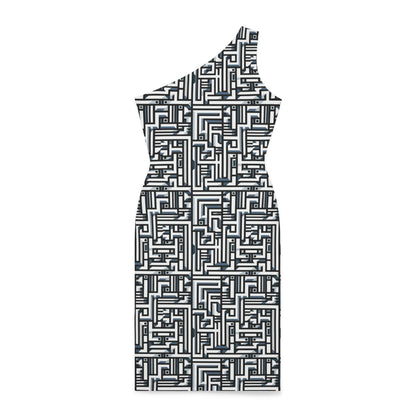 Futuristic Pattern - Shoulder Dress